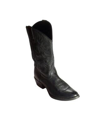 JUSTIN Mens Round Toe 13 Inch Western Boots Size 10D